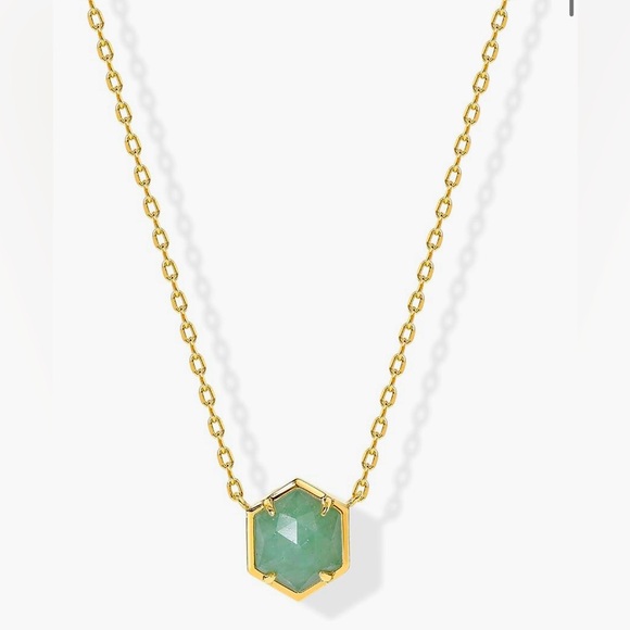 Nordstrom Jewelry - Dillards 18KT Vermeil Raw Jade Necklace